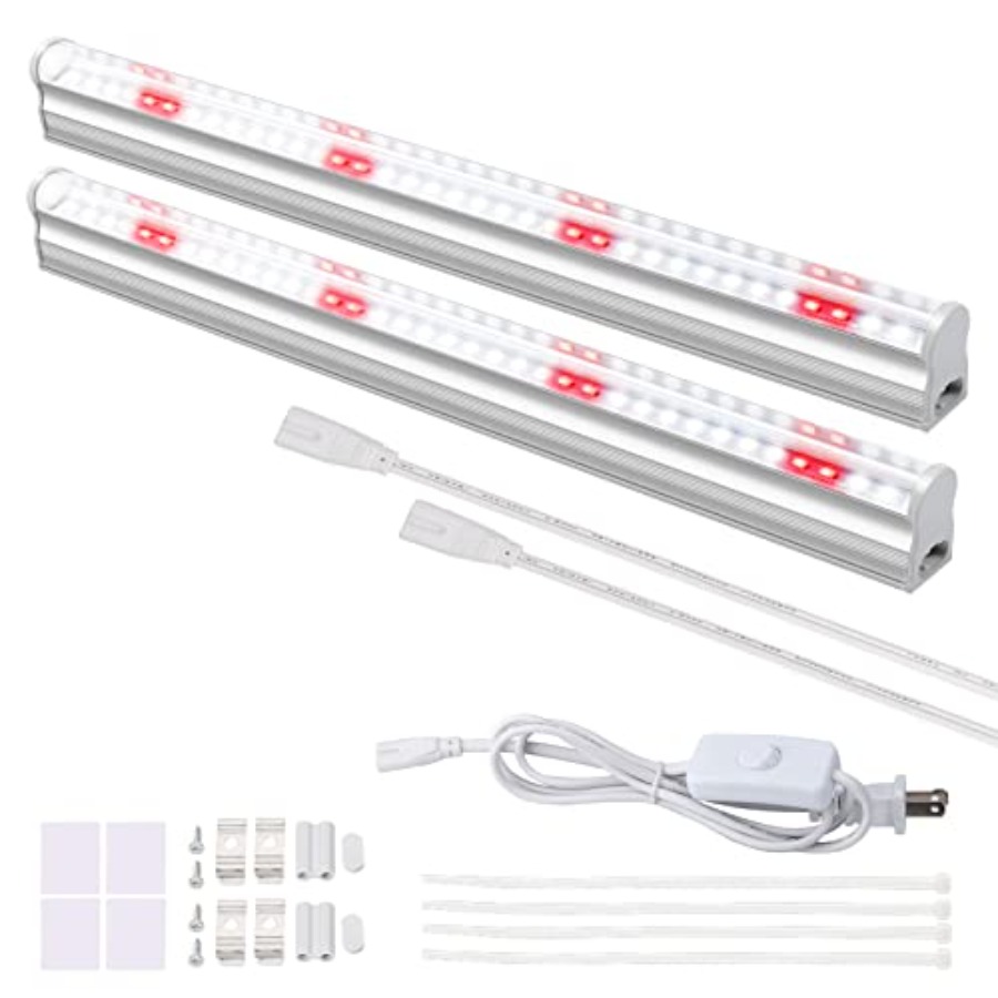 Led Grow Light - แถบไฟ LED สำหรับปลูกพืชในร่ม, หลอดไฟปลูกพืชแบบแสงแดดเต็มสเปกตรัม สำหรับชั้นวางปลูกพืชในโรงเรือน