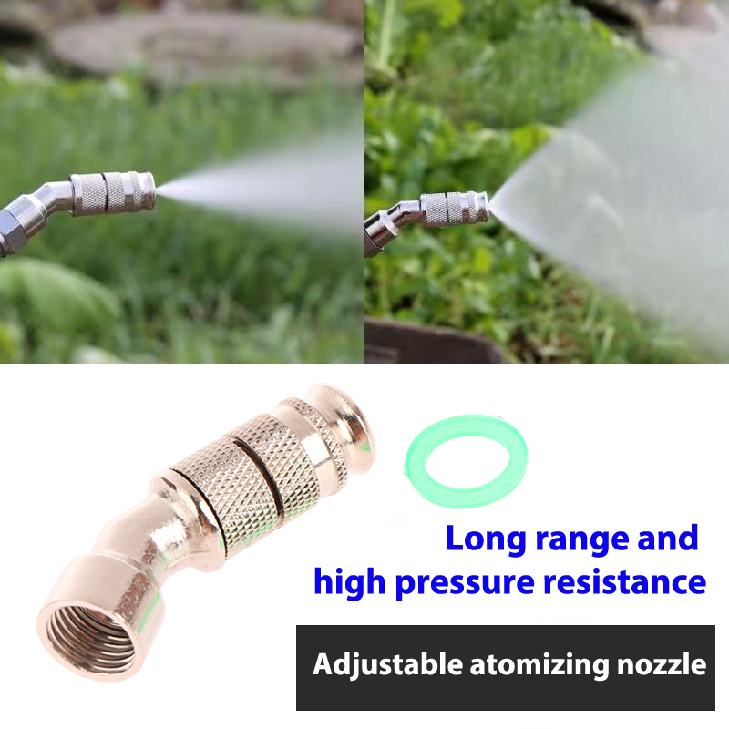 Gardening Tools Electric - หัวฉีดพ่นละอองทองเหลือง ปรับระยะการพ่นได้ สำหรับสวน ยาฆ่าแมลง ทำความสะอาด เครื่องพ่นยาไฟฟ้าทางการเกษตร
