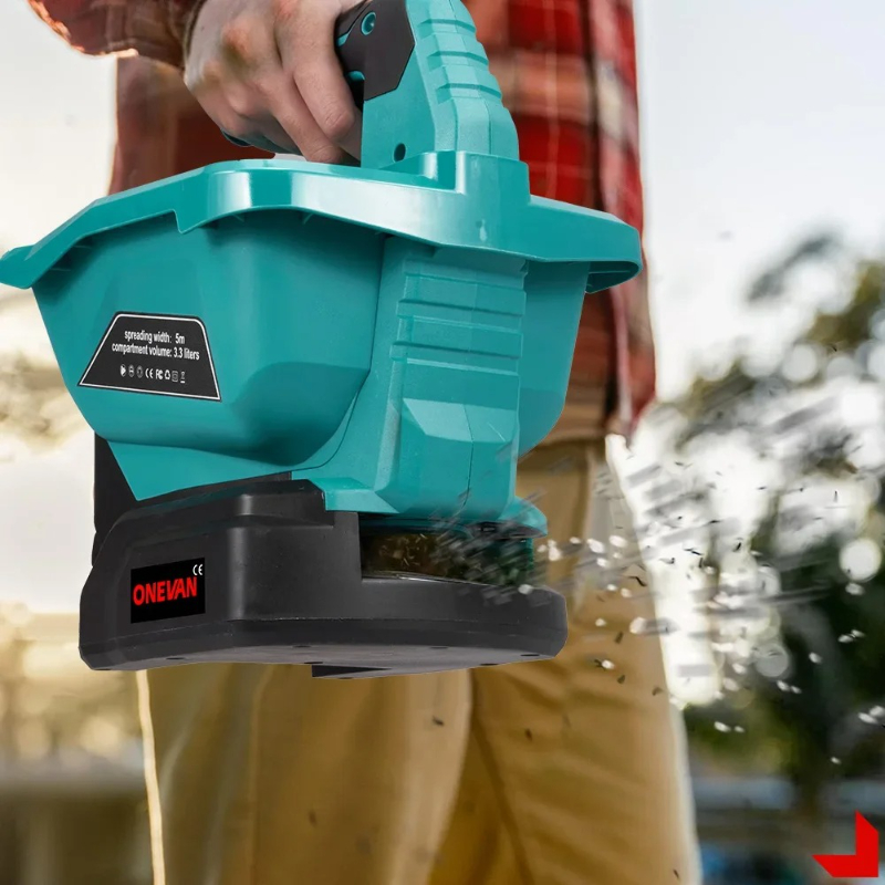 Gardening Tools Electric - 6 เกียร์อัตโนมัติปุ๋ย Spreader มือถือไฟฟ้าปุ๋ย Spreader หญ้าเมล็ดผักสวนเครื่องมือการเกษตร
