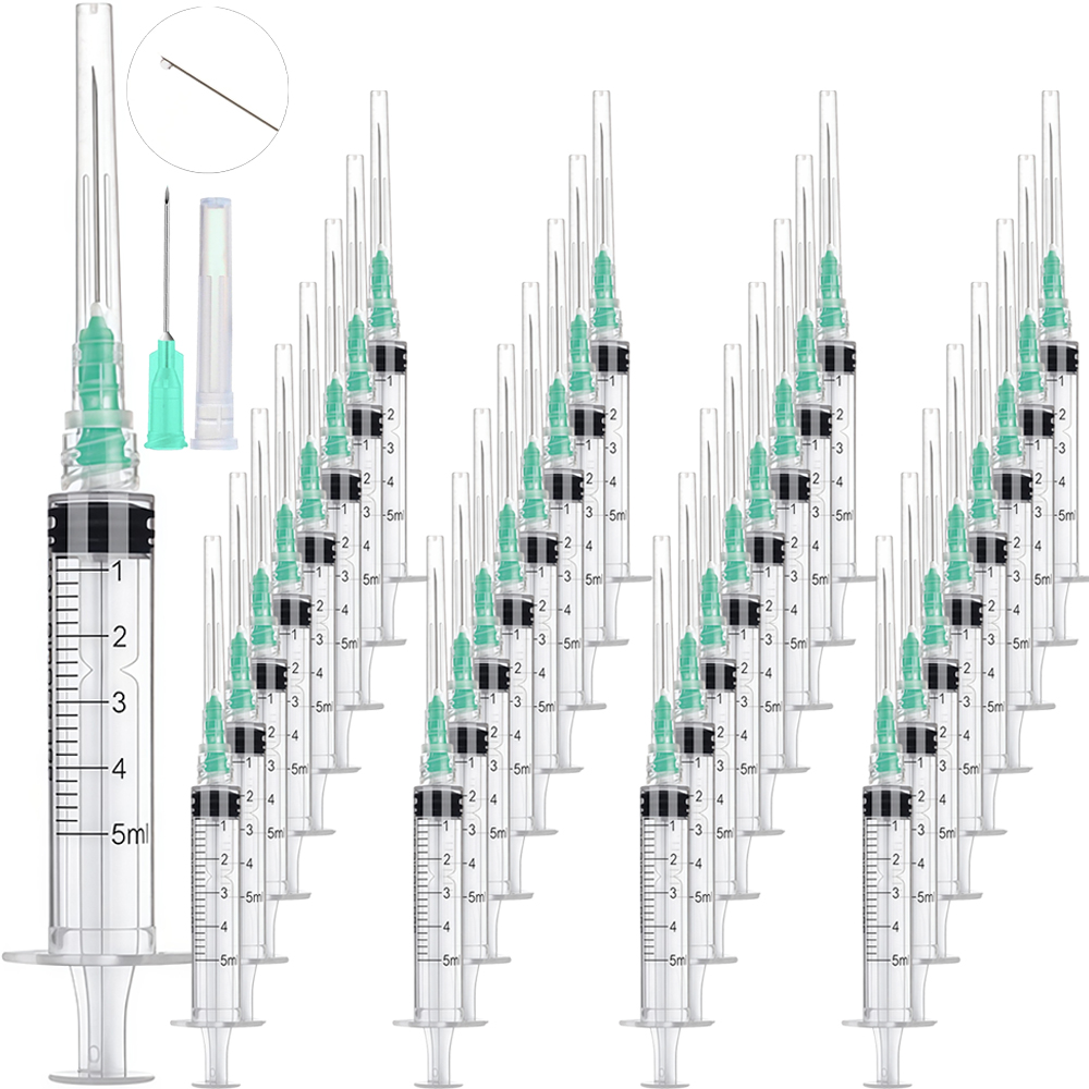 Fertilizer Dispenser - กระบอกฉีดยาลูเออร์ล็อคขนาด 5 มล. เหมาะสำหรับสัตว์เลี้ยงและสัตว์ในฟาร์ม การใช้งานในอุตสาหกรรม การจ่ายสารในห้องปฏิบัติการ