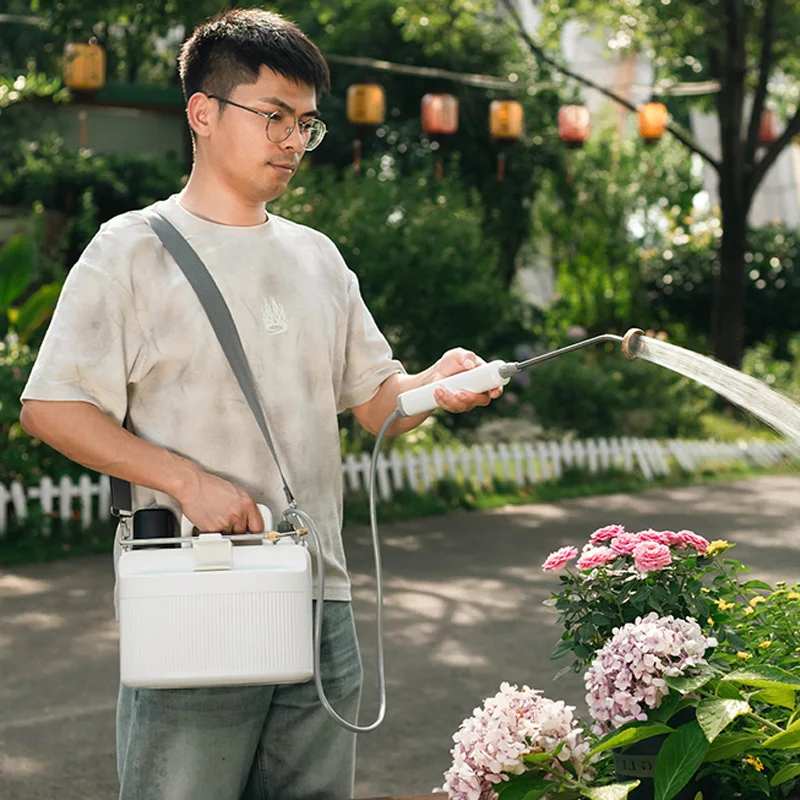 Gardening Tools Electric - เครื่องพ่นยาไฟฟ้าแบบสะพายหลังสำหรับสวน, เครื่องมือไฟฟ้าสำหรับพ่นยาฆ่าแมลง/รดน้ำต้นไม้, เครื่องพ่นละอองขนาดเล็ก 2000mAh
