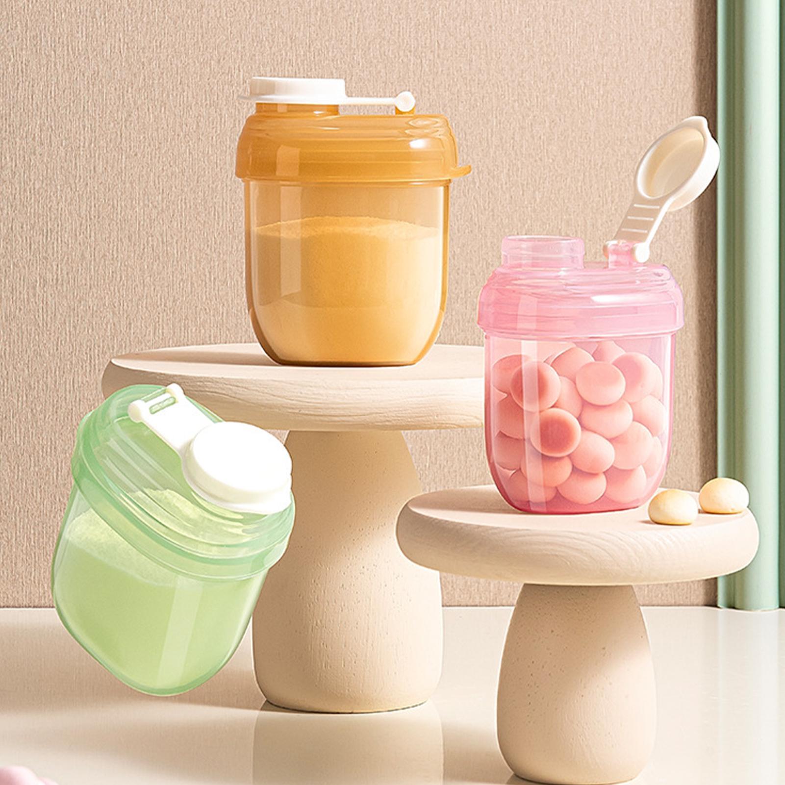 Fertilizer Dispenser - กล่องแบ่งนมผงแบบพกพา กล่องเก็บขนมปิดสนิท กล่องจัดระเบียบอาหารสำหรับเด็กทารก กล่องใส่อาหารสำหรับเดินทาง
