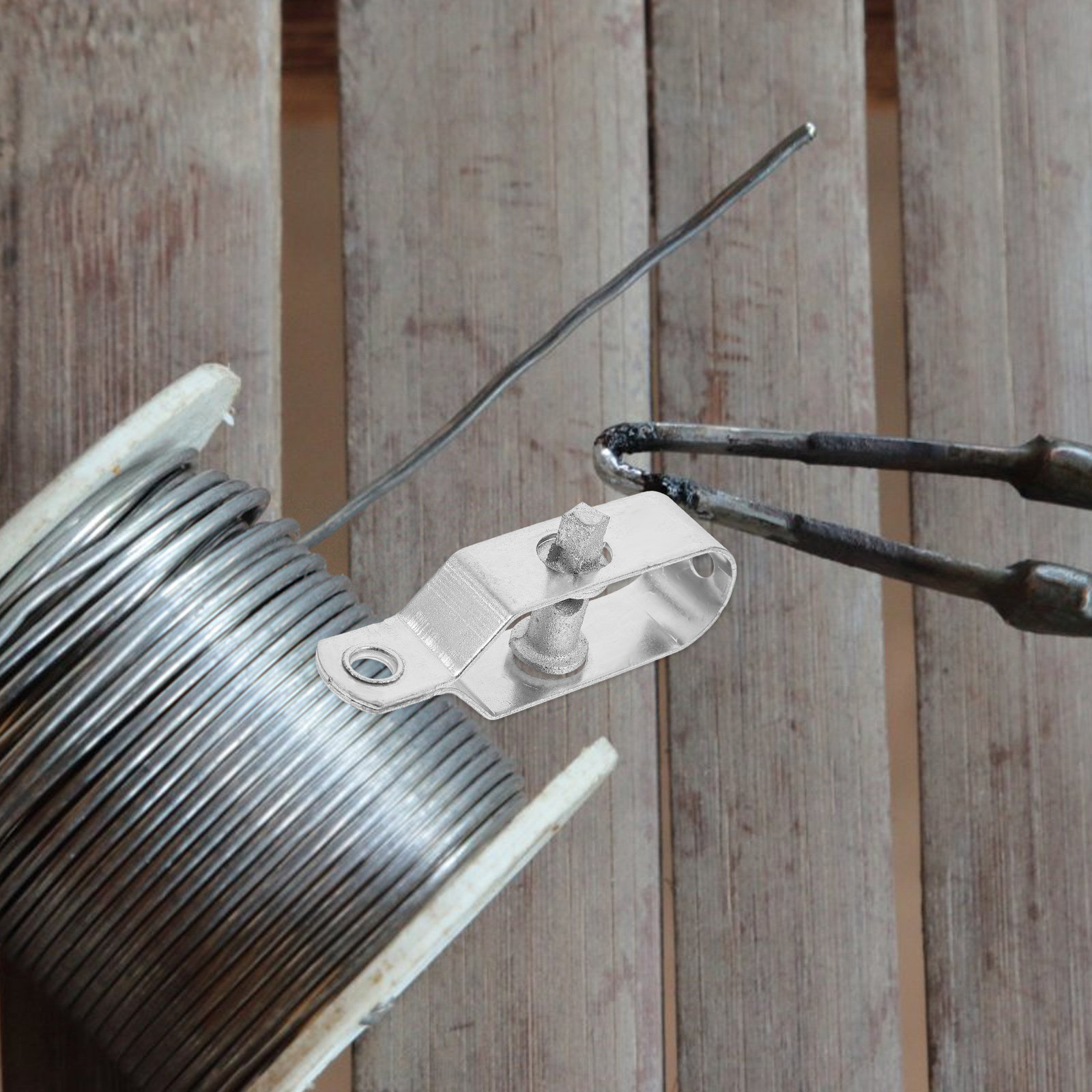 Gardening Tools Electric - เครื่องมือปรับความตึงลวดรั้วไฟฟ้า 10 ชิ้น ทำจากเหล็ก สำหรับปรับความตึงสายรั้วในสวน