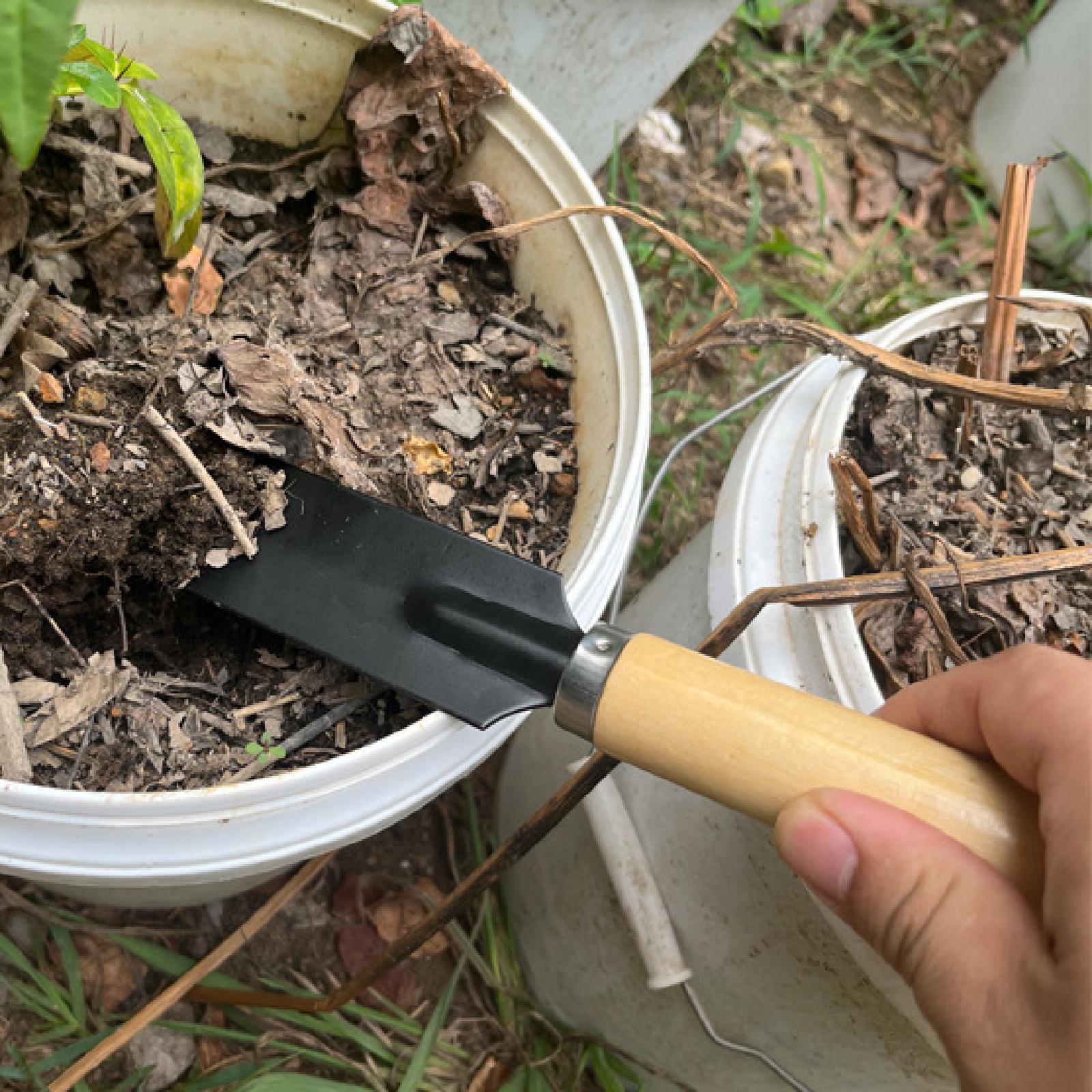 พลั่วสวนขนาดเล็ก ด้ามไม้ อเนกป - Gardening Tools Spade บทวิจารณ์และราคา