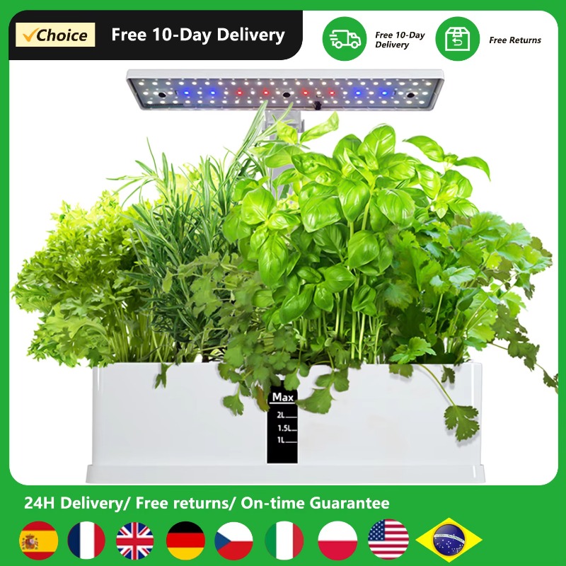 ระบบปลูกพืชไฮโดรโพนิกส์อัจฉริย - Led Grow Light บทวิจารณ์และราคา