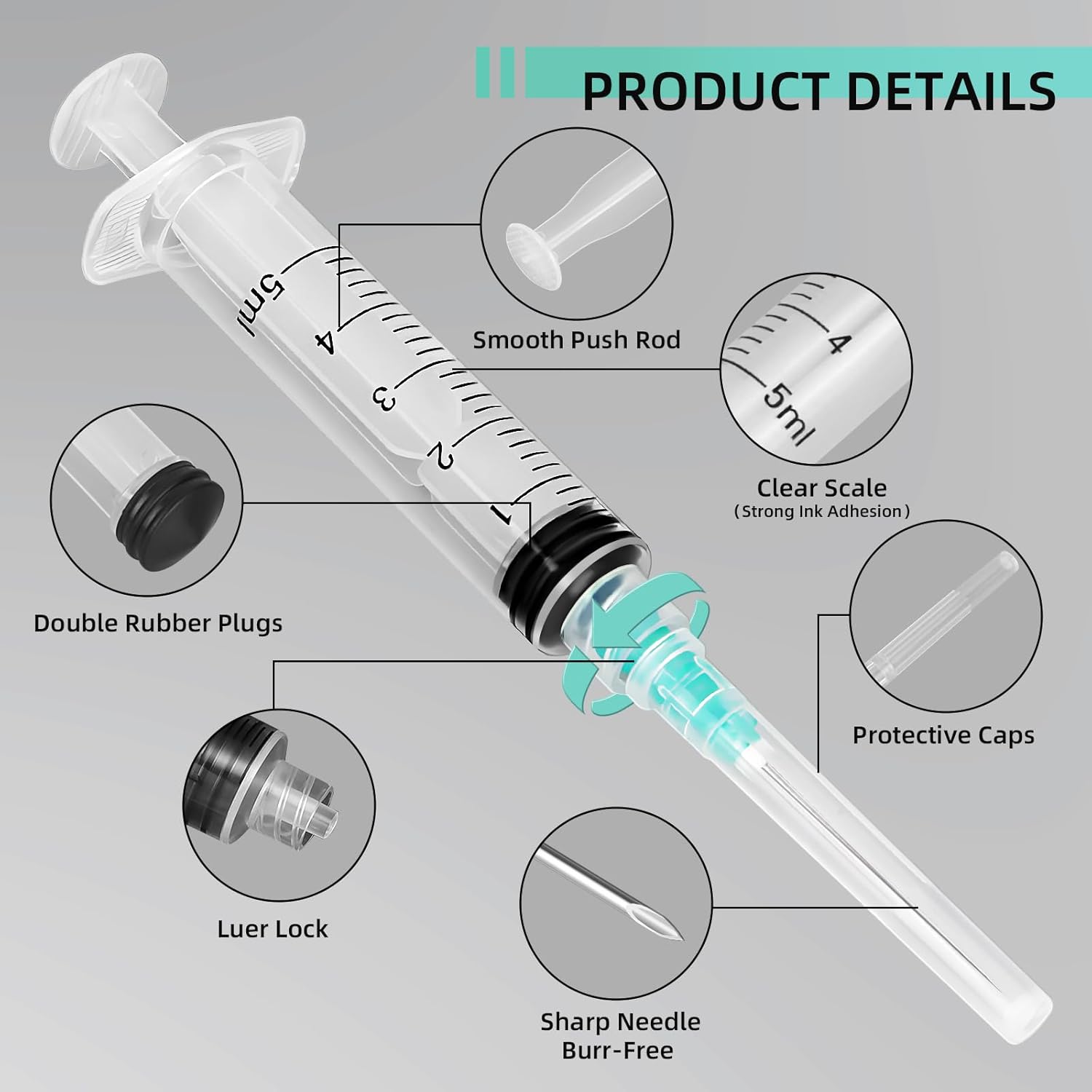 กระบอกฉีดยาลูเออร์ล็อคขนาด 5 ม - Fertilizer Dispenser บทวิจารณ์และราคา