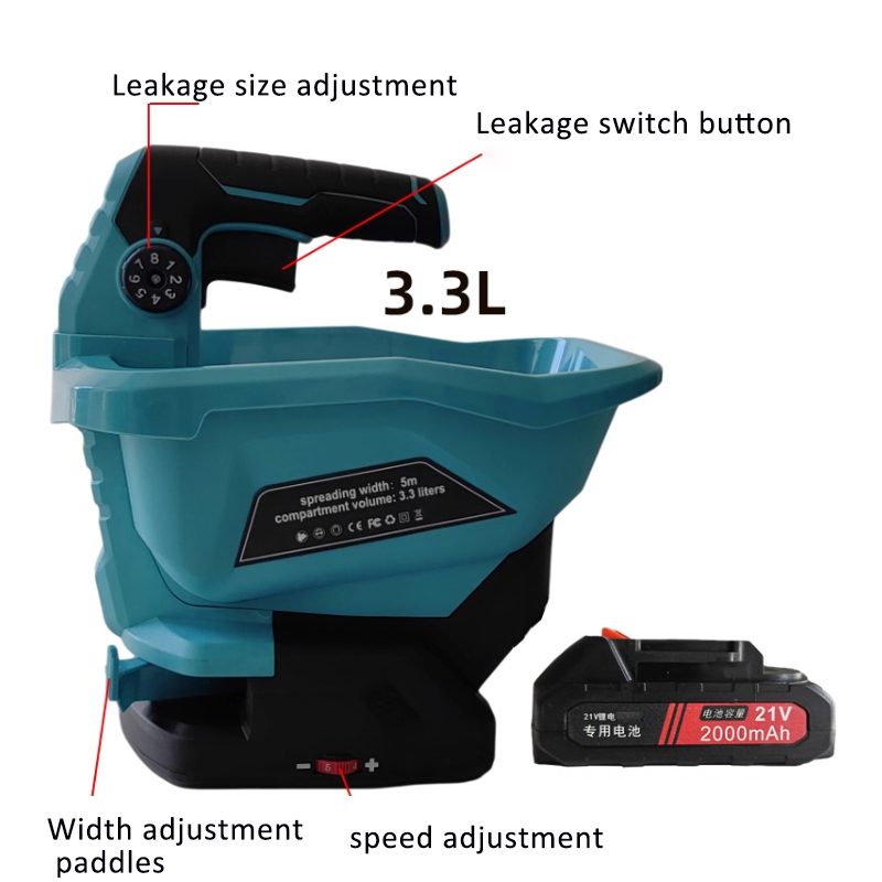 เครื่องหว่านปุ๋ยอัตโนมัติ 3.3  - Gardening Tools Electric บทวิจารณ์และราคา