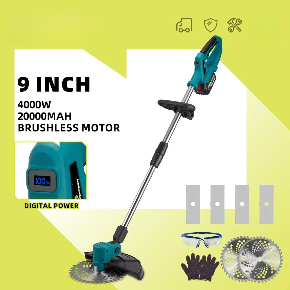 เครื่องตัดหญ้าไฟฟ้า 4000W สำหร - Gardening Tools Electric บทวิจารณ์และราคา