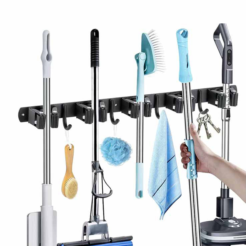 ที่แขวนไม้ถูพื้นและไม้กวาดสแตน - Gardening Tools Range บทวิจารณ์และราคา
