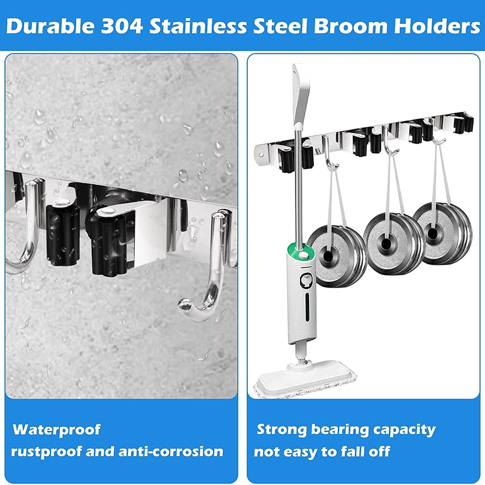 ที่แขวนไม้ถูพื้นและไม้กวาดสแตน - Gardening Tools Range บทวิจารณ์และราคา