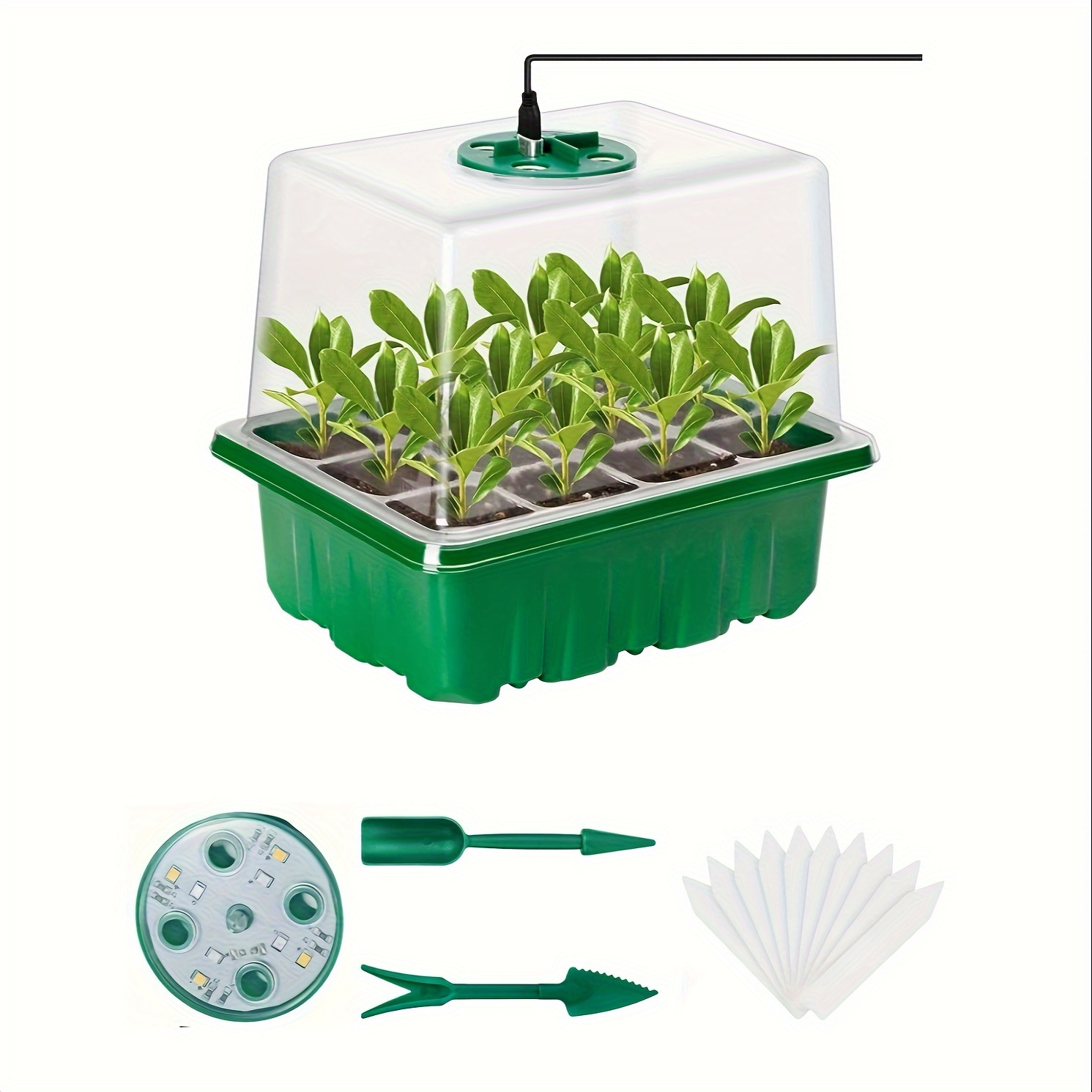 ชุดเริ่มต้นเพาะกล้า - 1/2/3 ชุ - Led Grow Light บทวิจารณ์และราคา
