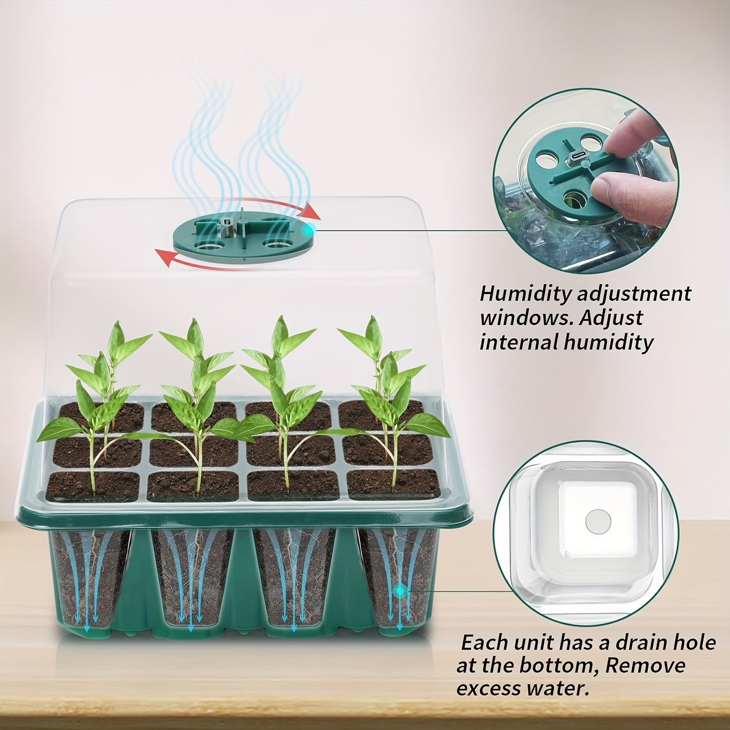 ชุดเริ่มต้นเพาะกล้า - 1/2/3 ชุ - Led Grow Light บทวิจารณ์และราคา