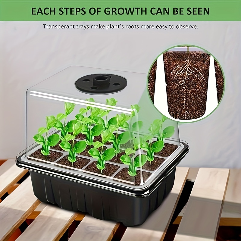 ชุดเริ่มต้นเพาะกล้า - 1/2/3 ชุ - Led Grow Light บทวิจารณ์และราคา