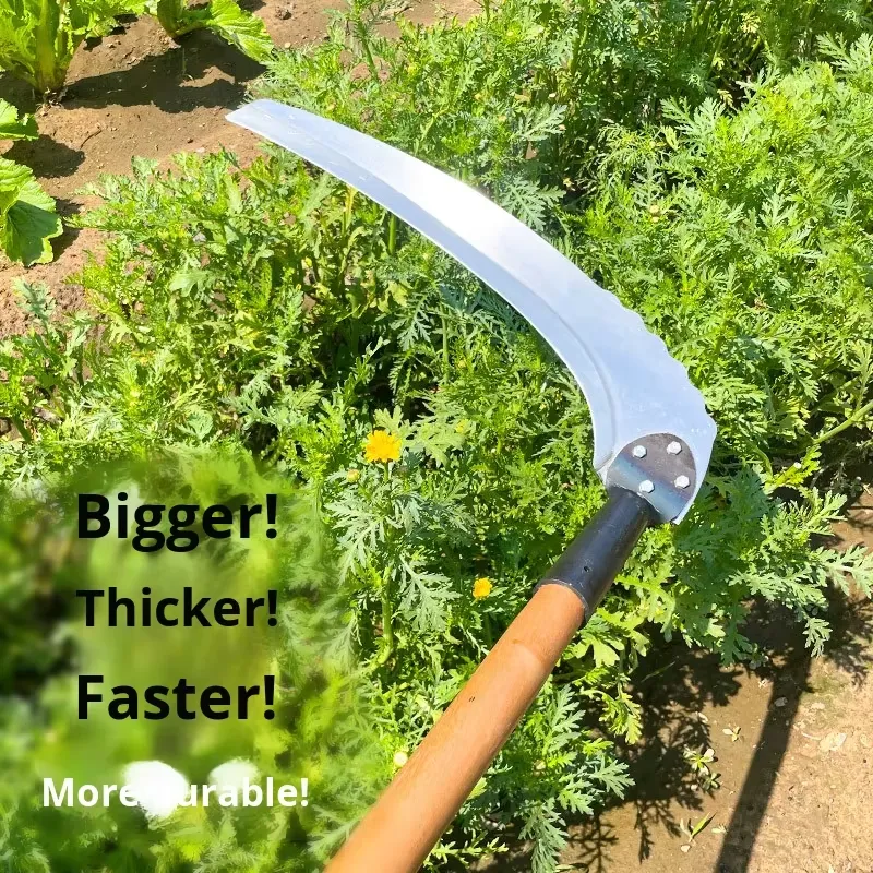 เคียวตัดหญ้าขนาดใหญ่ด้ามยาวแบบ - Gardening Tools Spade บทวิจารณ์และราคา
