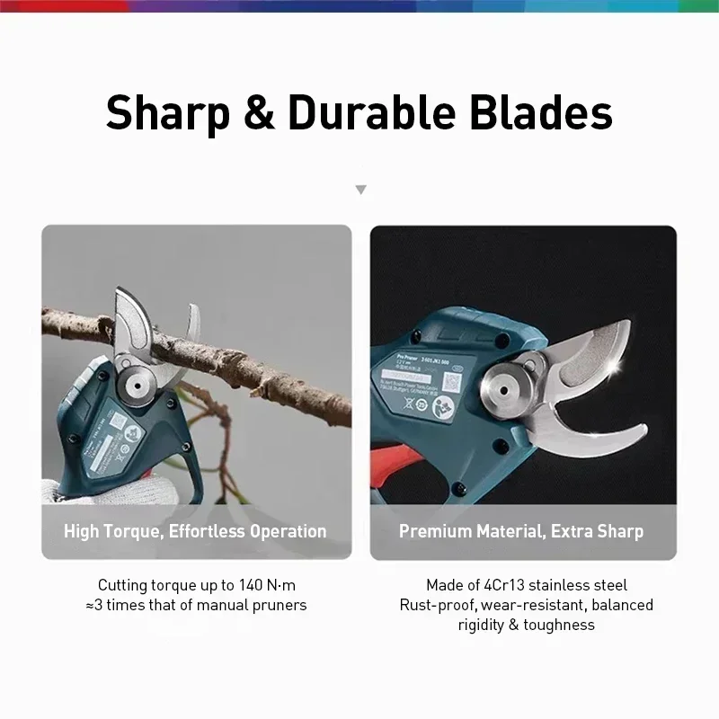 กรรไกรตัดกิ่งไฟฟ้าไร้สาย BOSCH - Gardening Tools Electric บทวิจารณ์และราคา