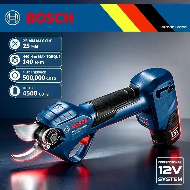กรรไกรตัดกิ่งไฟฟ้าไร้สาย BOSCH - Gardening Tools Electric บทวิจารณ์และราคา